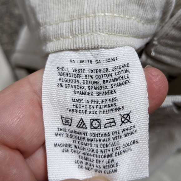 ✨3/$15 Anthro Pilcro and The Letterpress Serif cream corduroy pant 28 - Picture 9 of 11